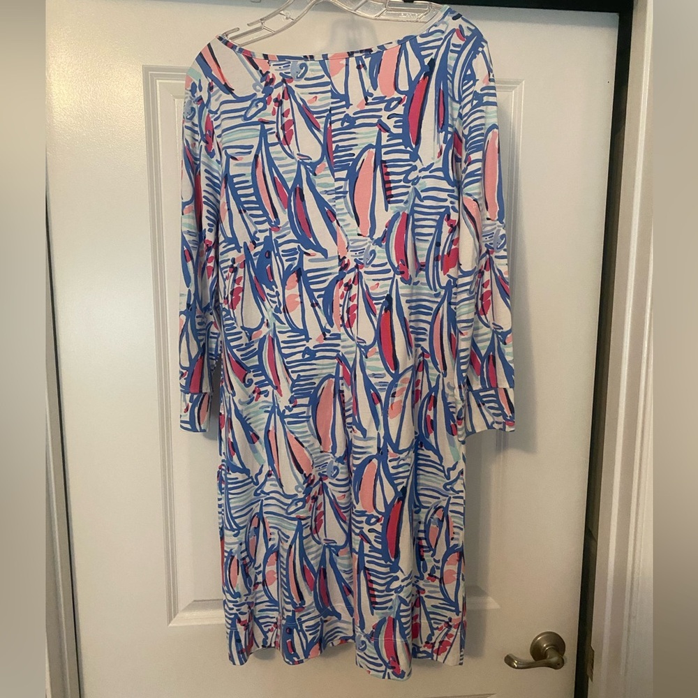 Lilly Pulitzer Sailboat Cotton Dress - Picture 4 of 4